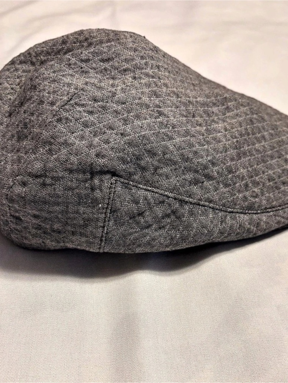 Bailey of Hollywood Breed Gray Cotton Flat Cap Size Medium